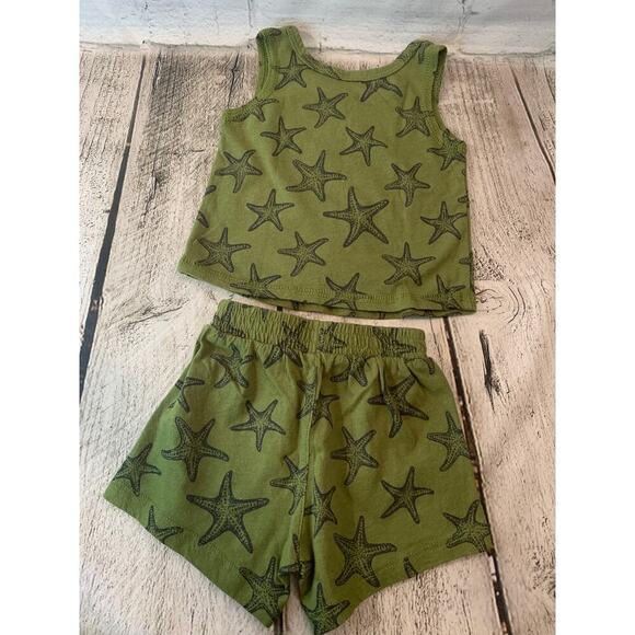GRAYSON MINI Boy’s Two Piece Starfish Tank and Short Set / Size: 0-3 Months - Picture 4 of 7